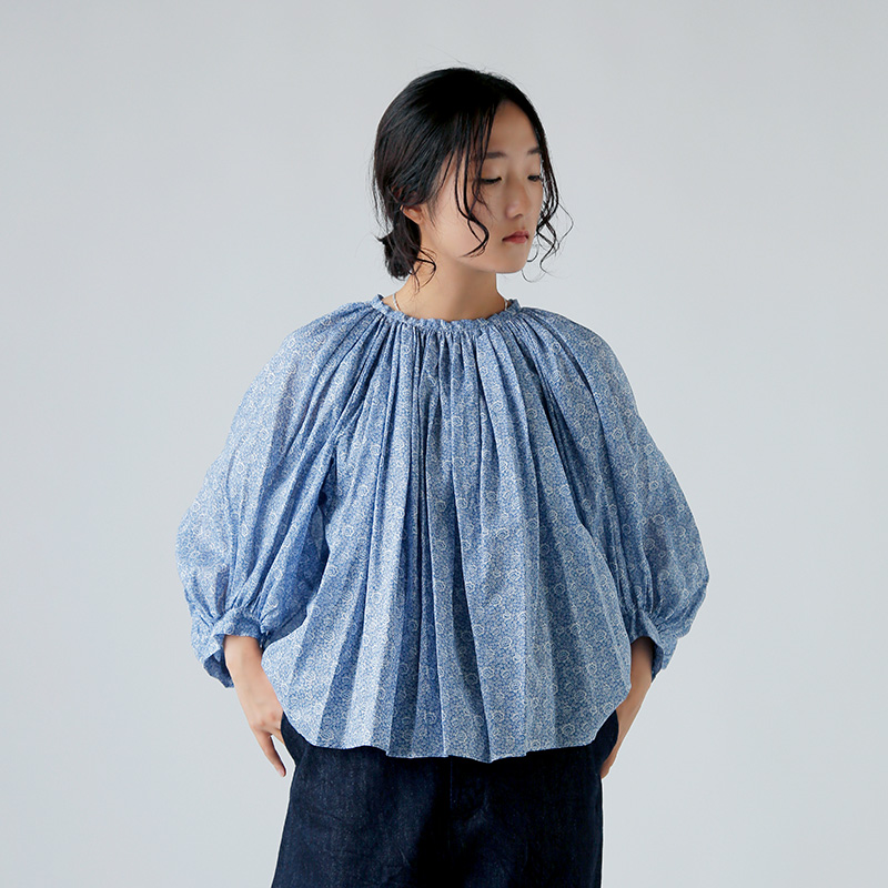 R & D.M.Co- オールドマンズテーラー コットン ギャザー スモック “GATHER SMOCK” 7447